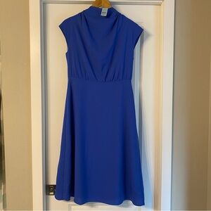 NWT Ann Taylor Blue Midi Dress
